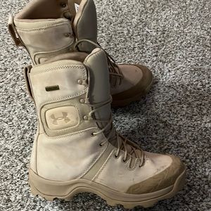 UNDER ARMOUR UA BREECH BOOTS SIZE MENS 9.5, COLOR: DESERT SAND